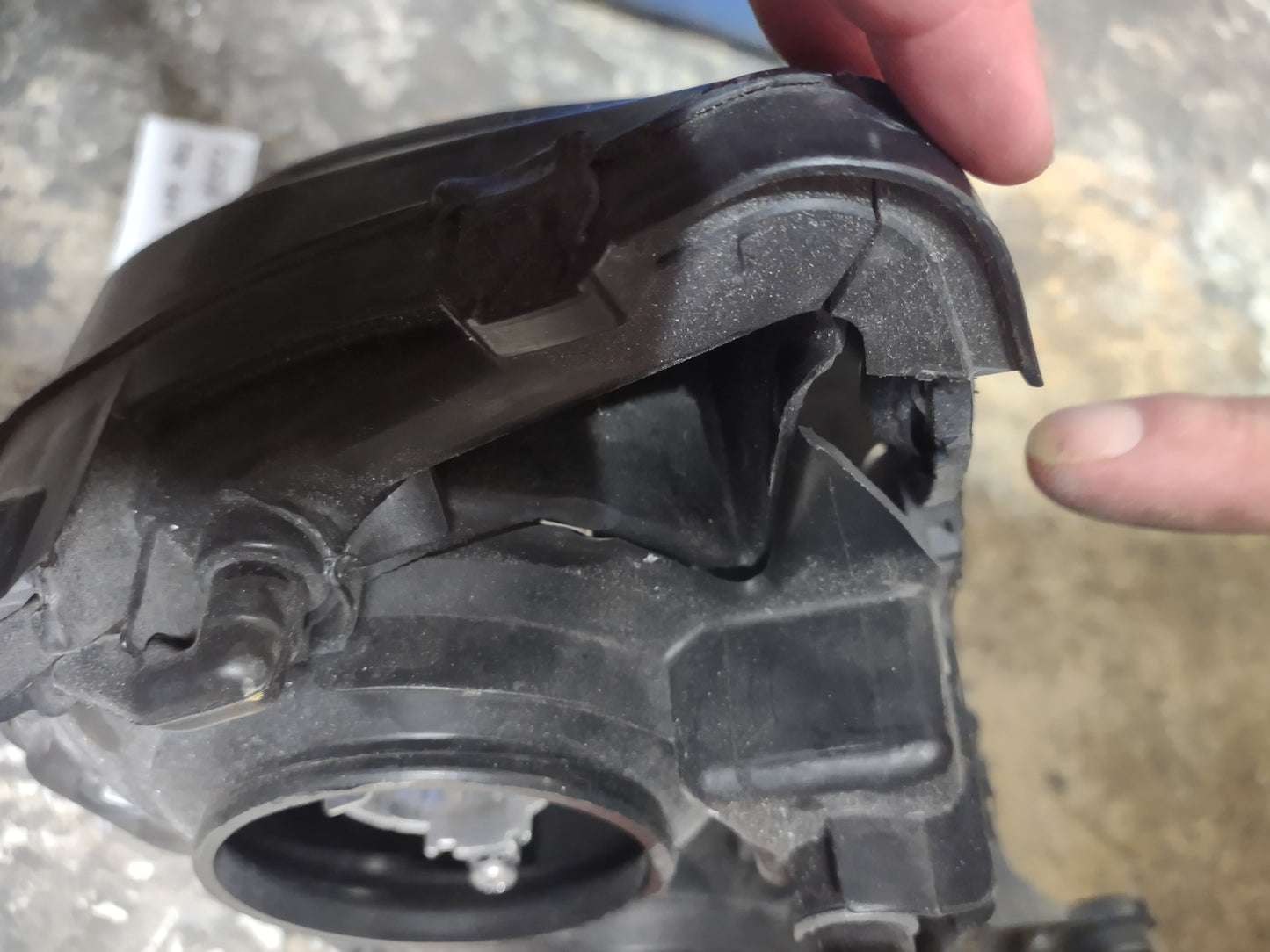 2008 - 2012 Kawasaki EX250 Ninja 250 Headlight Head Light Lamp EX 250 - Damaged