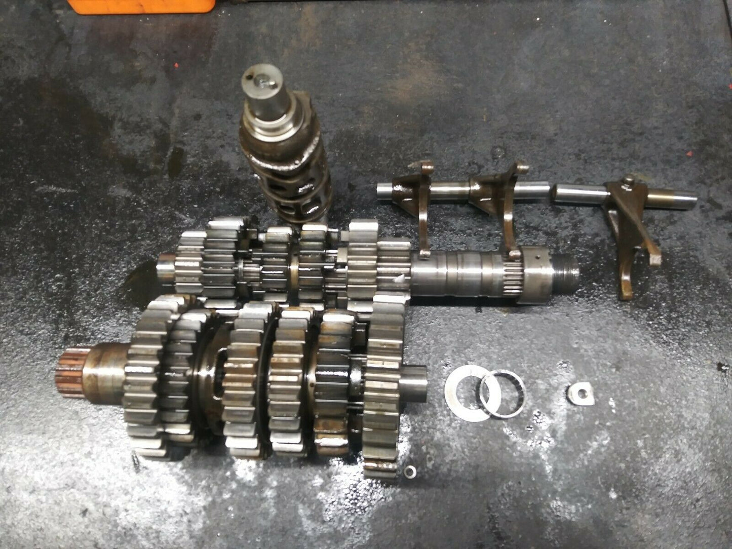 04-07 Honda CBR1000RR Complete Transmission Tranny Gears Shift Drum Forks CBR1000 CBR 1000