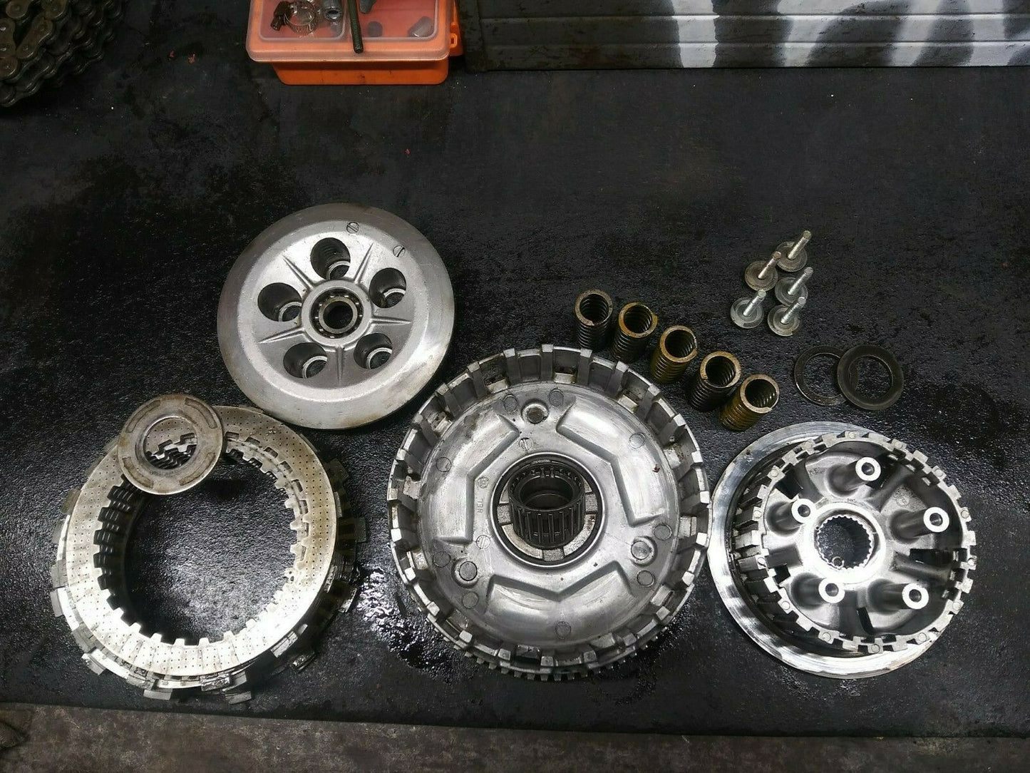 SOLD 05 Honda CBR1000RR CBR 1000 CBR1000 Clutch Assembly missing end nut