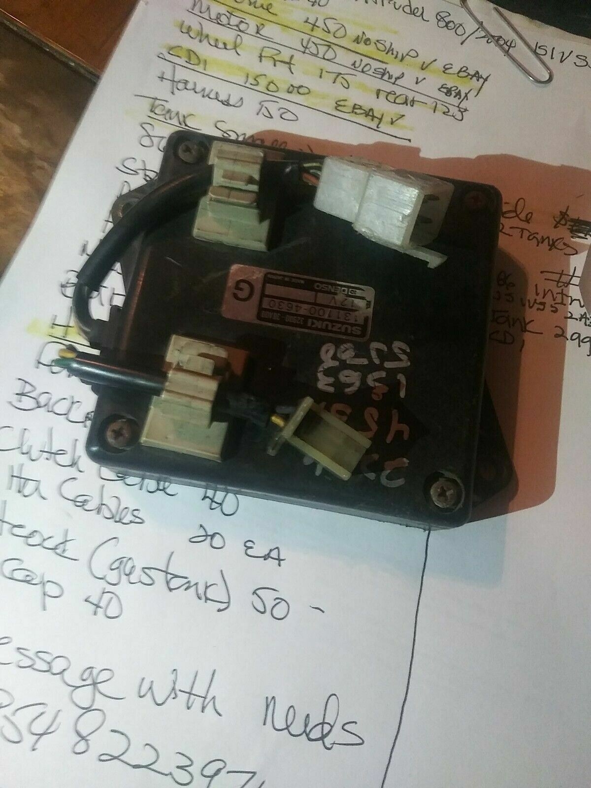 86 - 87 Suzuki Intruder VS700 VS 700 CDI ECU ECM Igniter Ignition Box Computer OEM