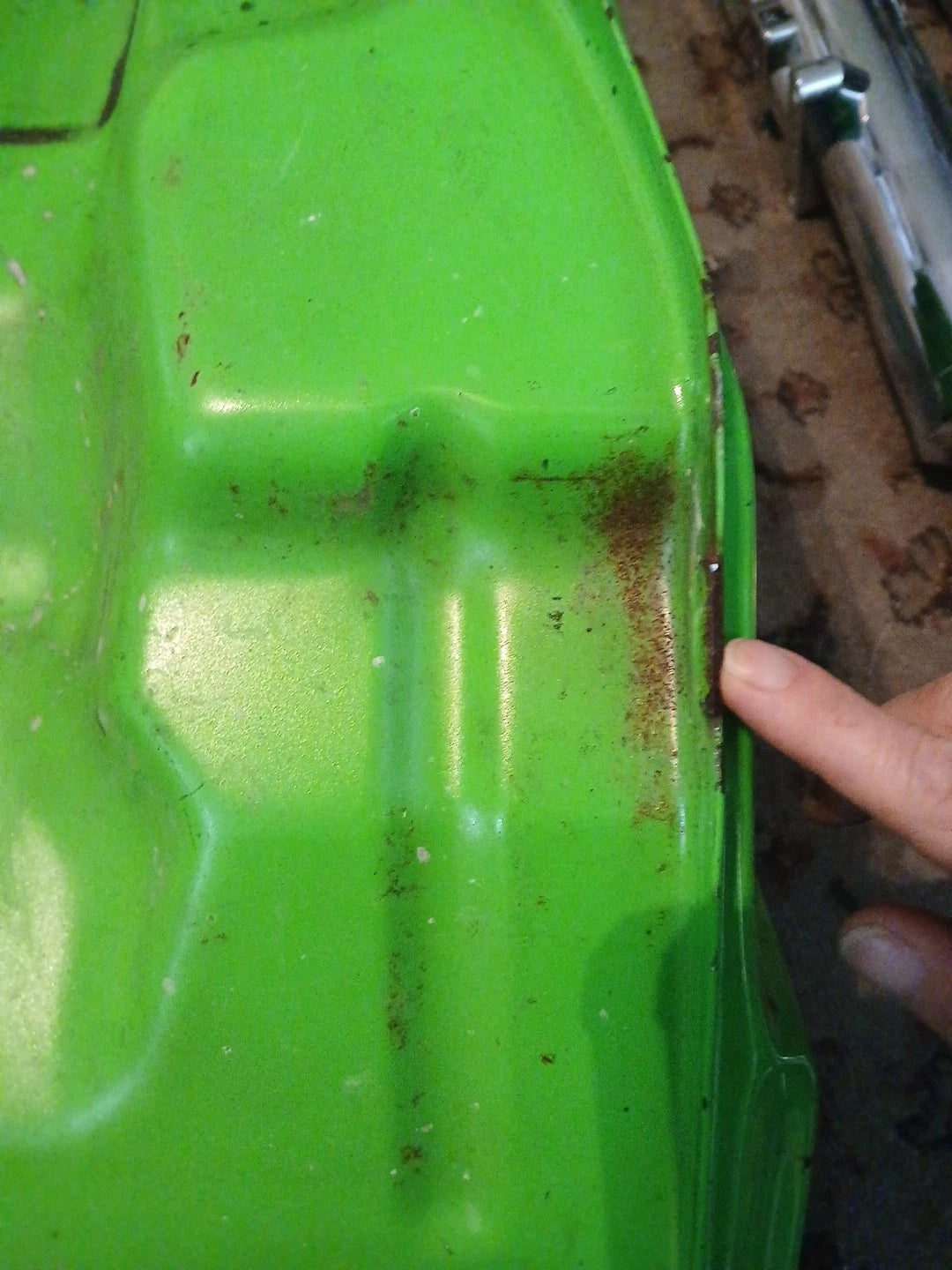 04 Kawasaki EX500 Gas Tank EX 500 Fuel Tank Petrol Cell Ninja 500 Petcock