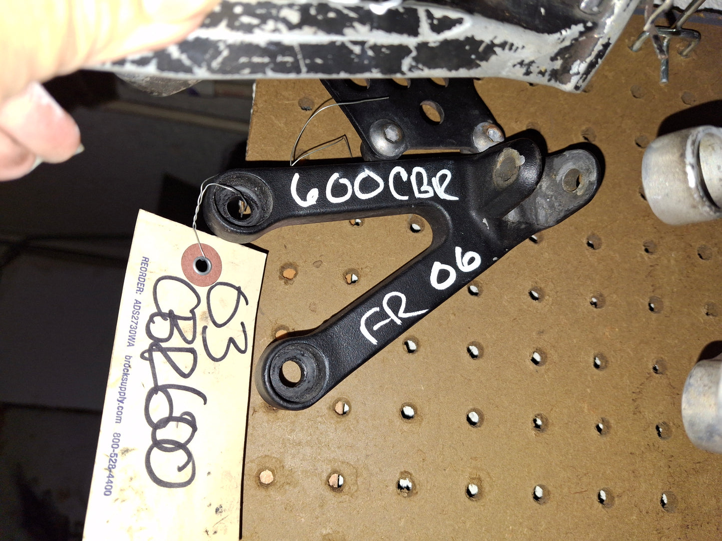 Honda CBR 600 , 900, 1000, F4, F4i , 929, 954, VFR etc Front & Rear Foot Peg Brackets available