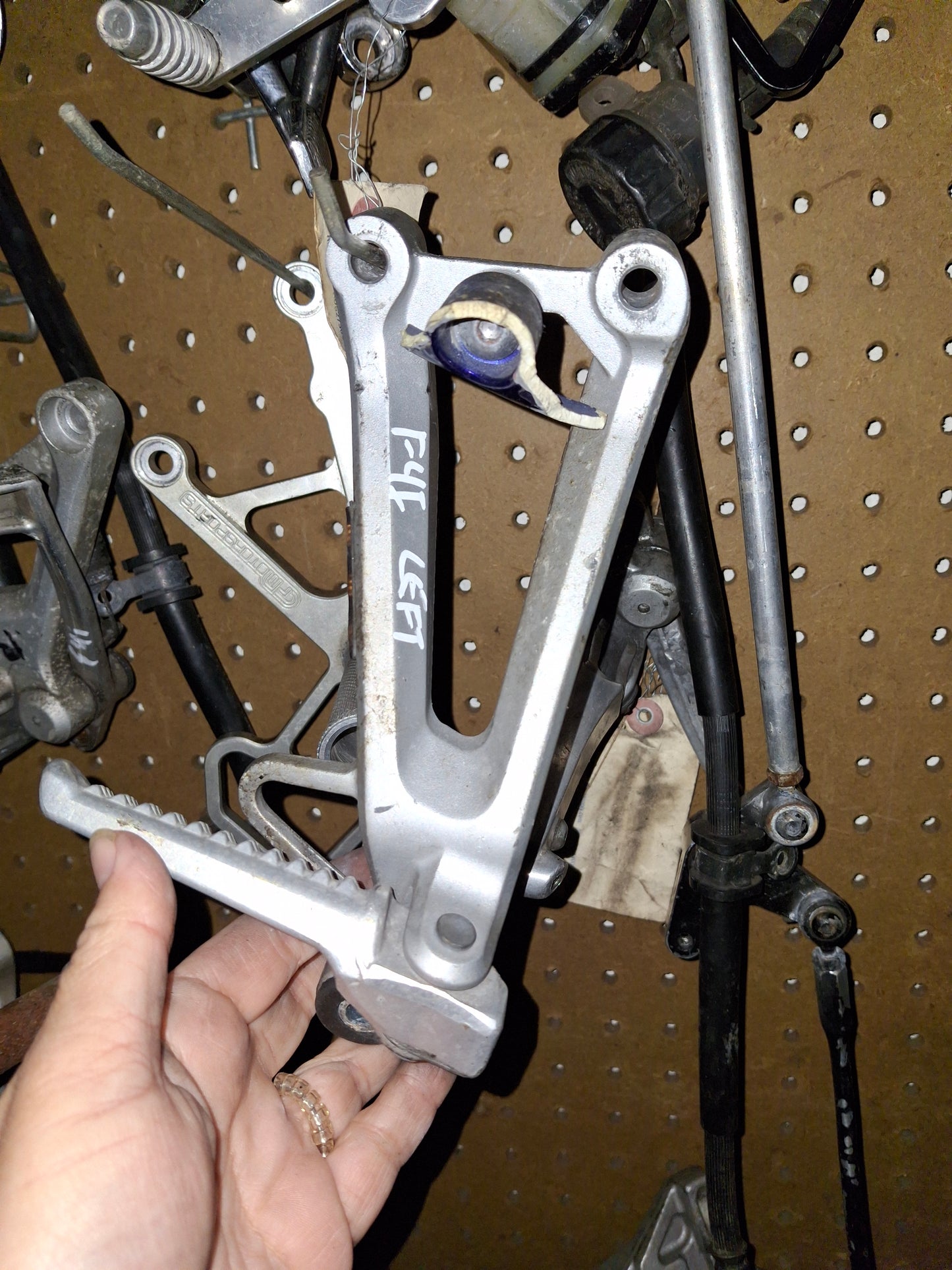 Honda CBR 600 , 900, 1000, F4, F4i , 929, 954, VFR etc Front & Rear Foot Peg Brackets available