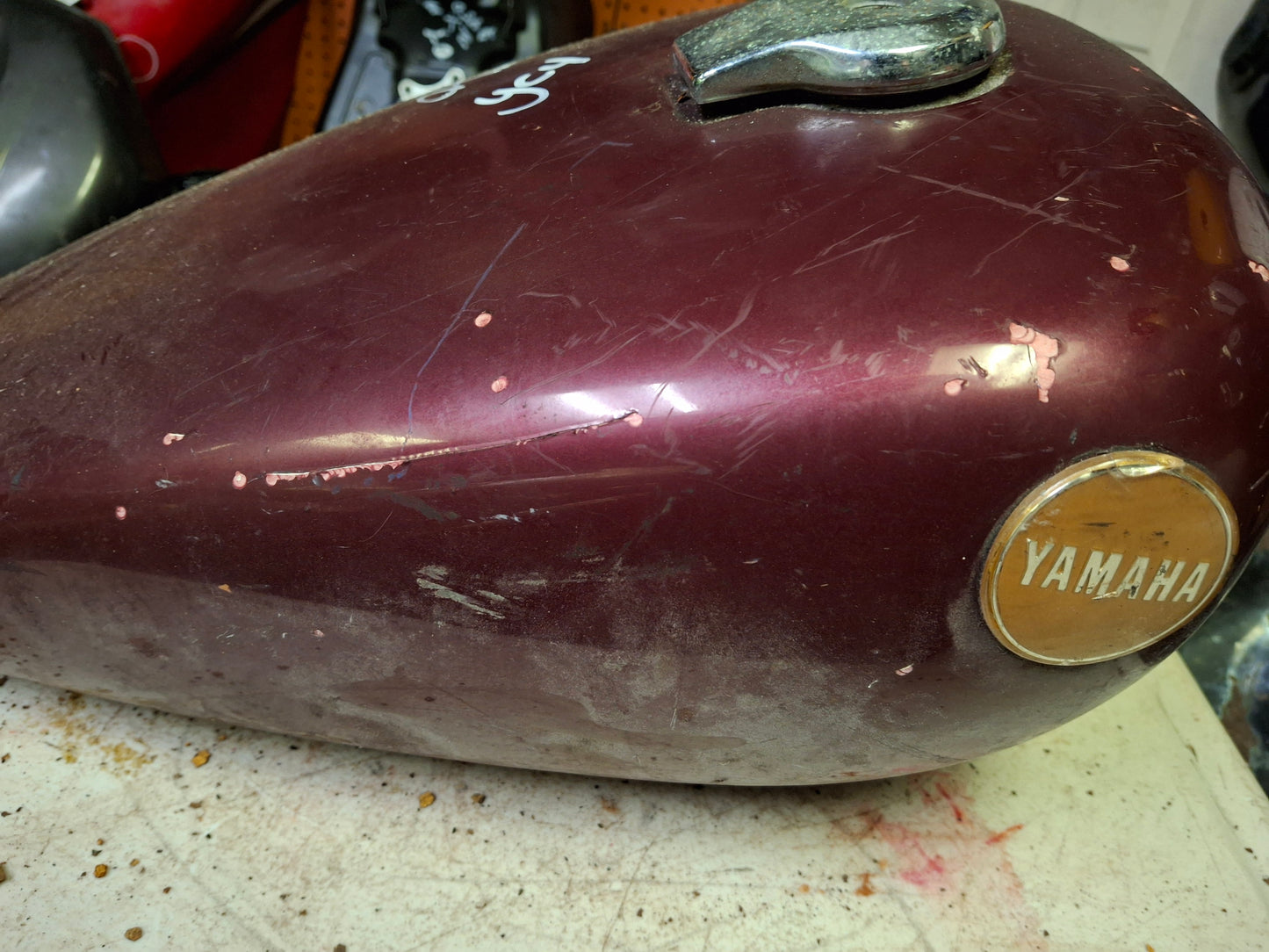 88-97 Yamaha Virago 750 XV750 Gas Tank Fuel Petrol Cell XV 750