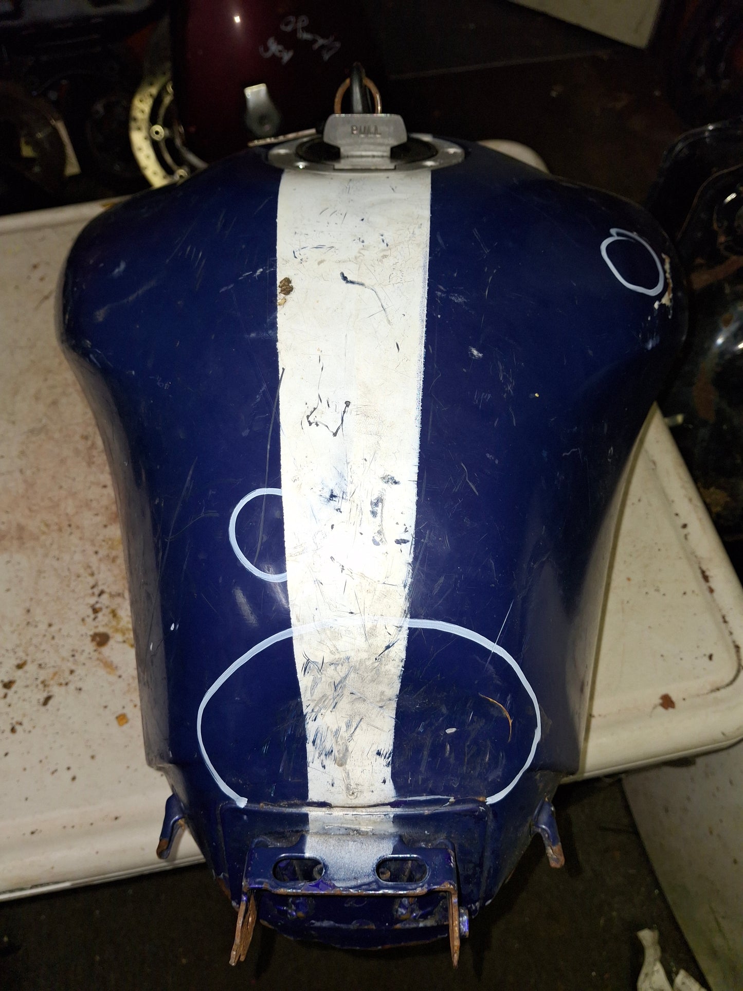 99-02 Yamaha YZF R6 Gas Tank Fuel Petrol Cell OEM