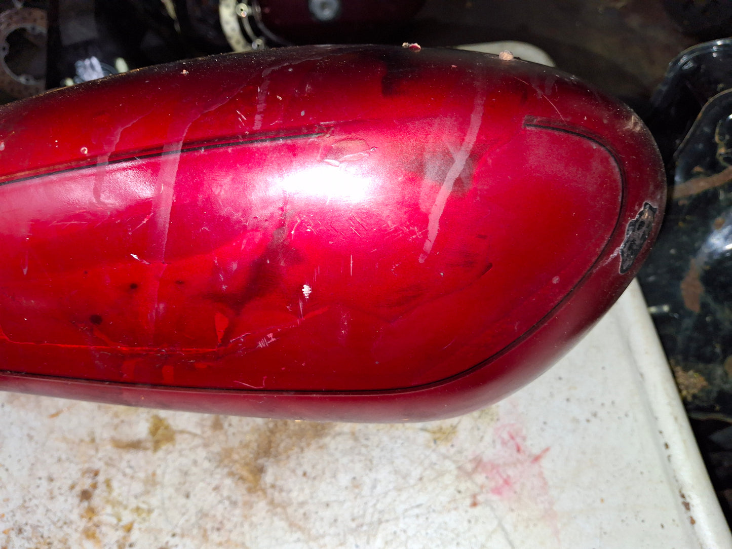 1991 Suzuki Intruder 750 Gas Tank Petrol Fuel Tank Reservoir READ VS750 VS