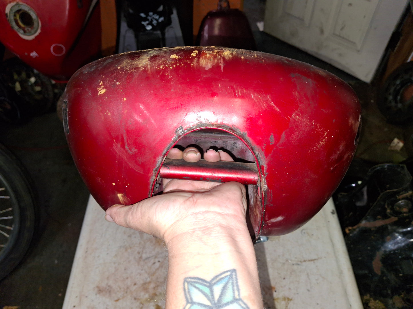 1991 Suzuki Intruder 750 Gas Tank Petrol Fuel Tank Reservoir READ VS750 VS
