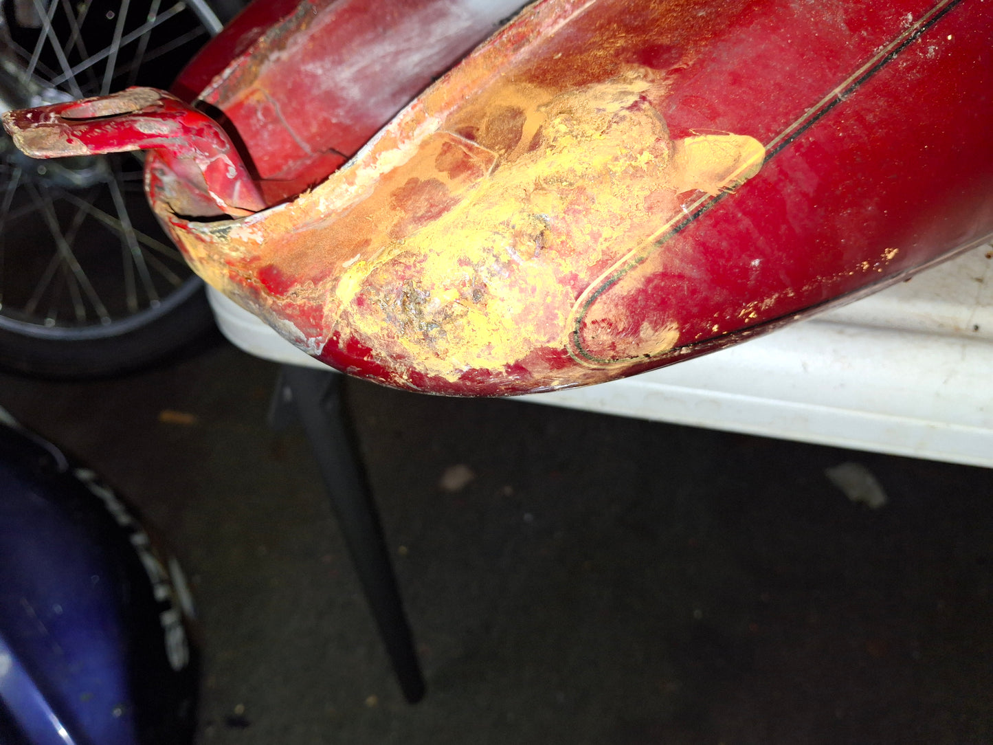1991 Suzuki Intruder 750 Gas Tank Petrol Fuel Tank Reservoir READ VS750 VS
