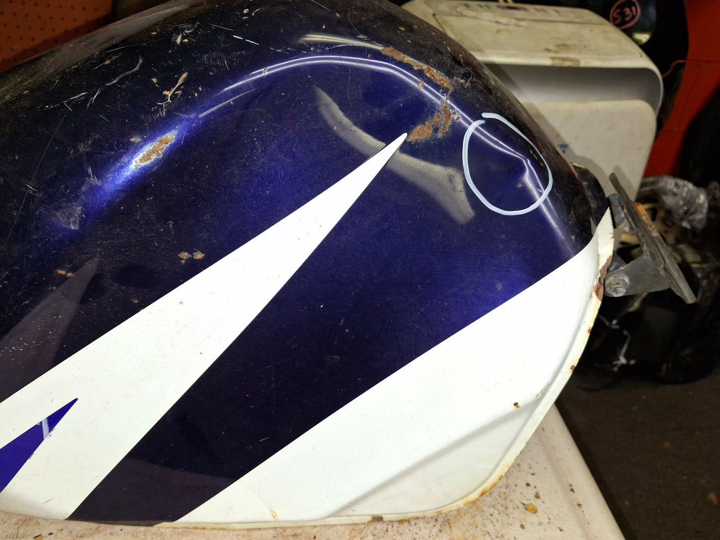 Suzuki GSXR 600 750 1000 Gas Fuel Petrol Tank Cell 00-03 GSXR750 01-03 GSXR600