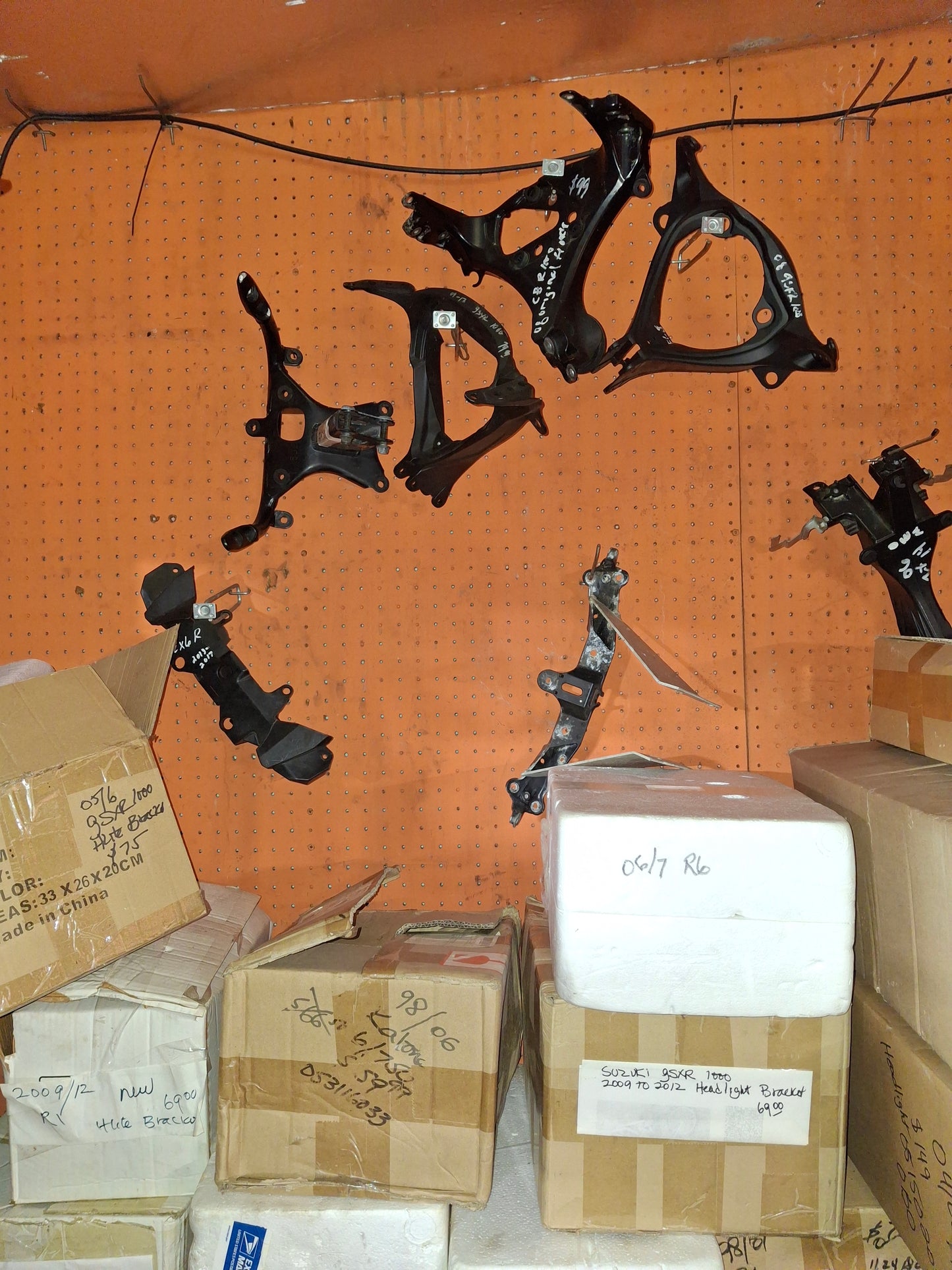 Honda Suzuki Kawasaki Yamaha Upper Fairing Bracket Front Stay Speedo Bracket