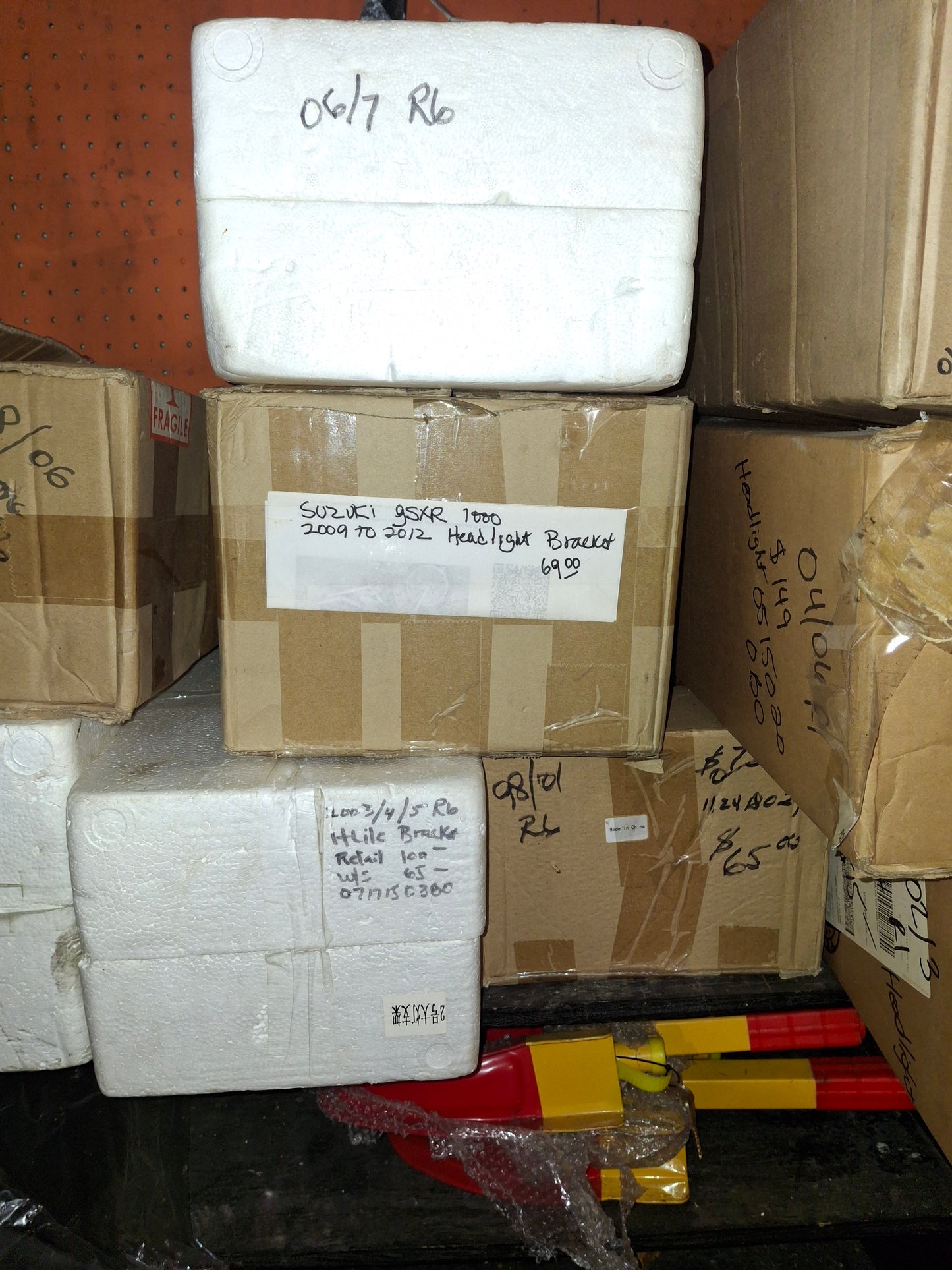 Honda Suzuki Kawasaki Yamaha Upper Fairing Bracket Front Stay Speedo Bracket