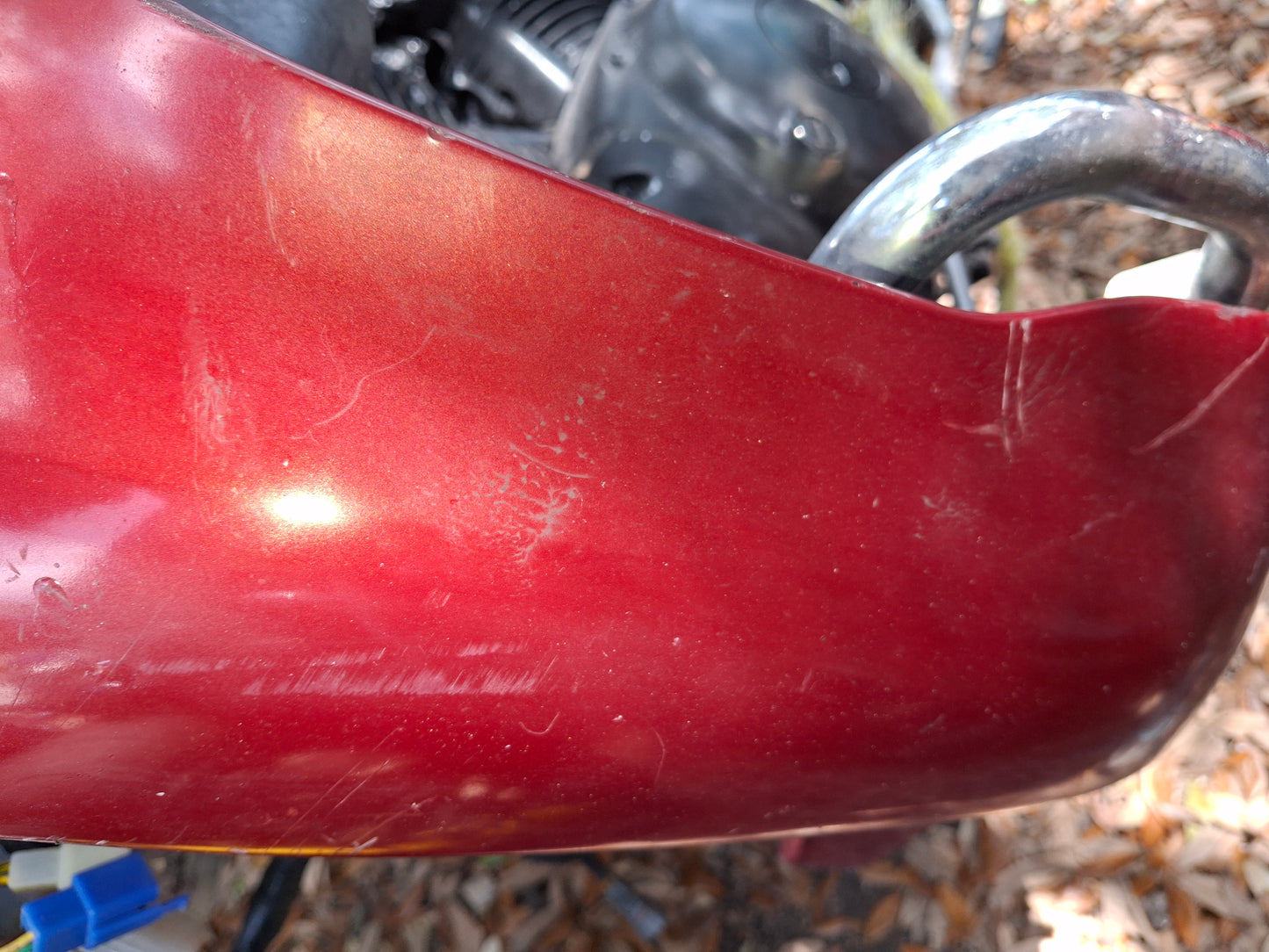 07 Yamaha Royalstar Venture Left Lower Fairing Cowl XV1300 Royal Star