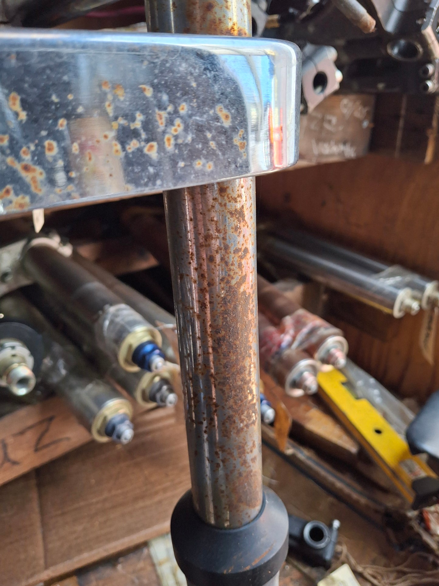 82 Harley Davidson Sportster Forks Sporty Front End Triple Tree XL 883 1200 Axle