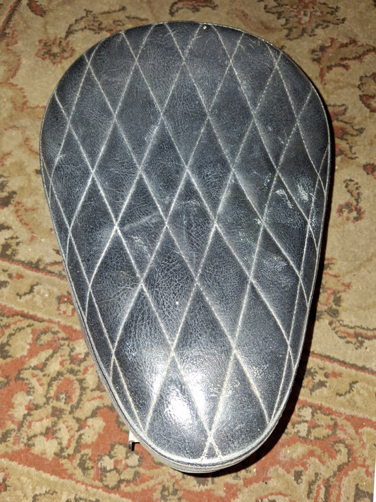 Harley Sportster Bobber Chopper Motorcycle 3'' Spring Solo Seat Saddle Custom