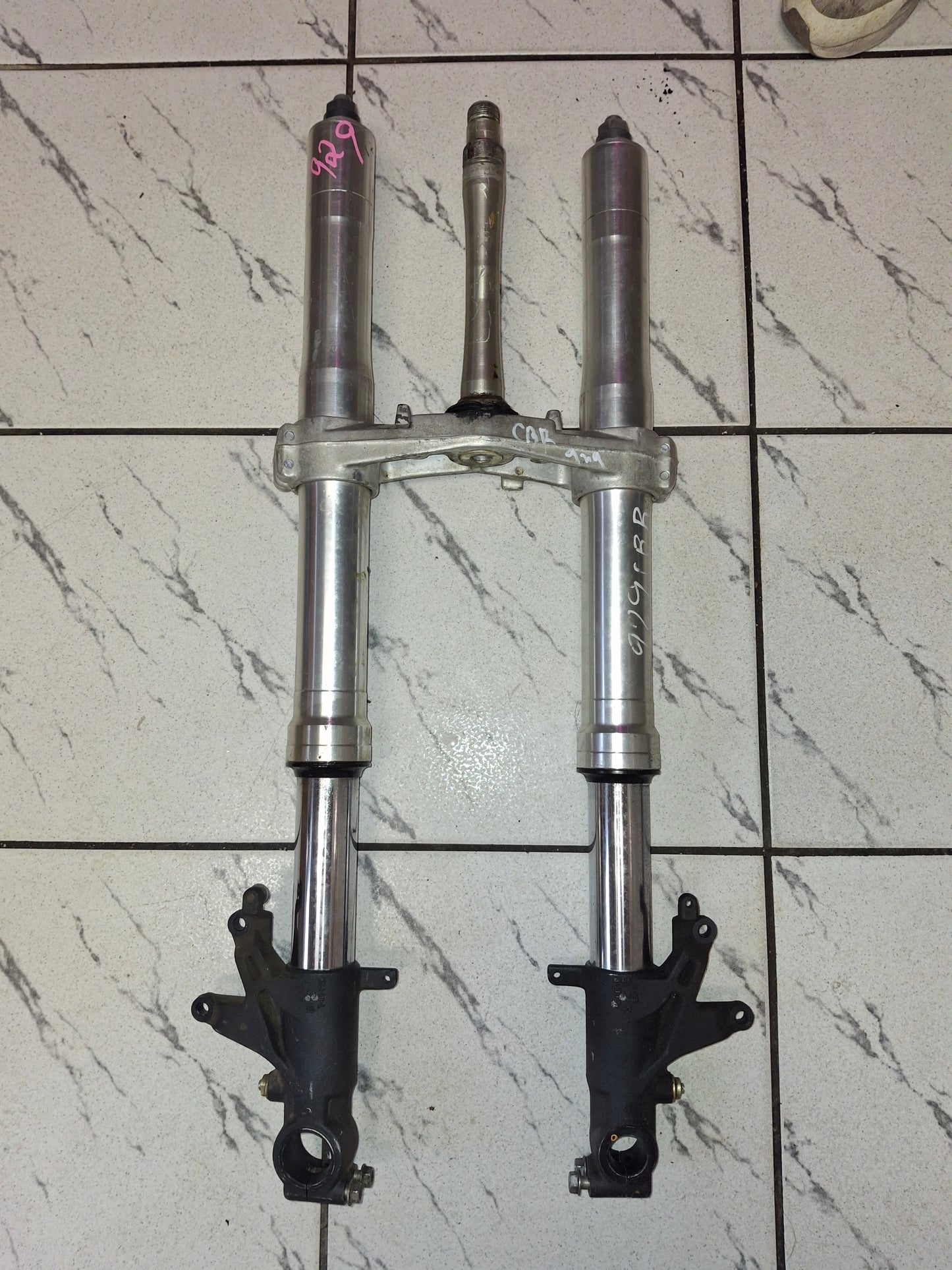 Honda CBR929RR 929 Front Forks Front End Lower Triple Tree Suspension 929RR MCJ