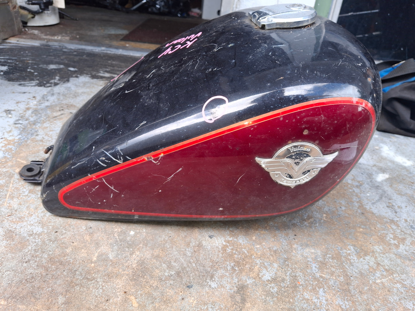 1986-2006 Kawasaki Vulcan 750 VN750 Gas Tank Fuel Petrol Oem Please Read VN - Free Shipping
