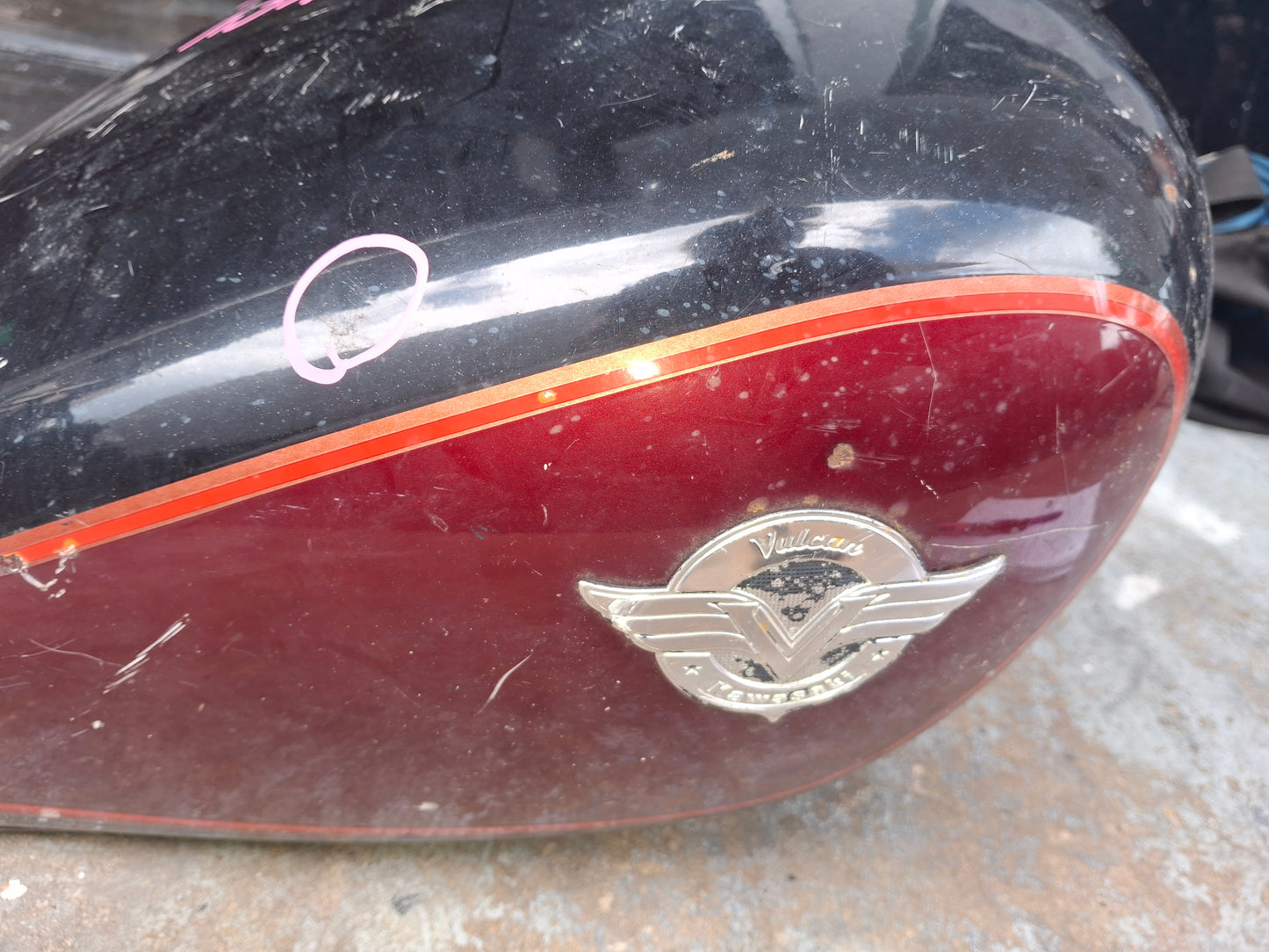 1986-2006 Kawasaki Vulcan 750 VN750 Gas Tank Fuel Petrol Oem Please Read VN - Free Shipping