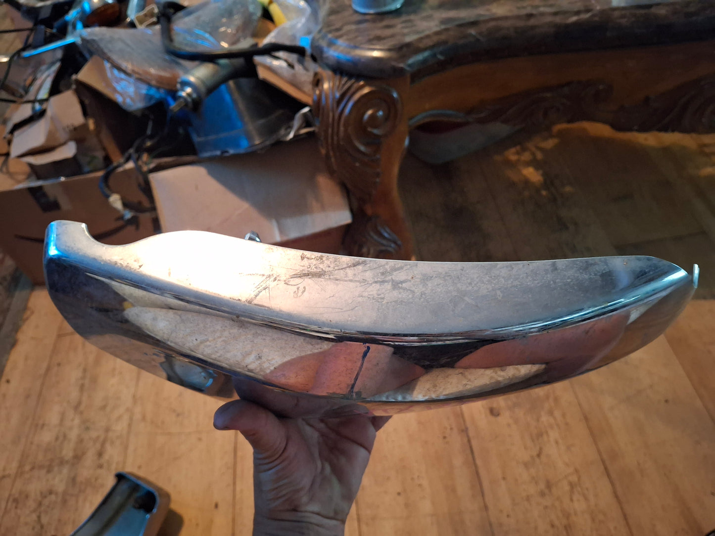 Honda VTX 1300 Right Side Cover Panel Fairing VTX1300 - chrome 83400-MEA-6700