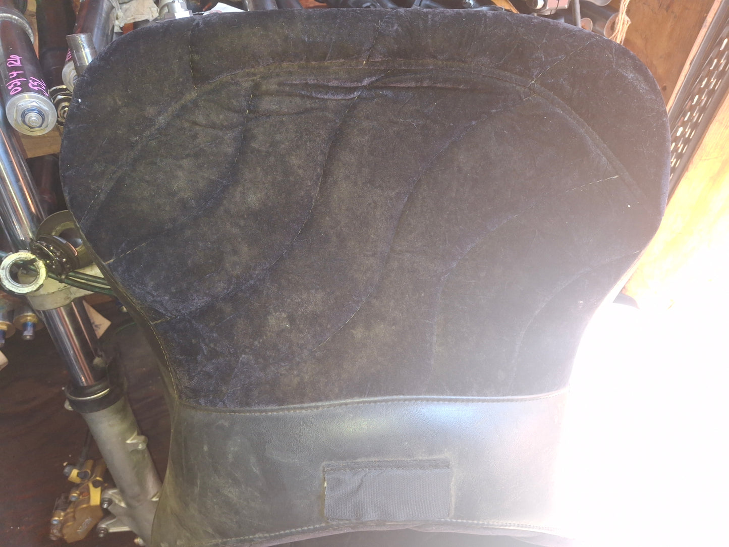 Honda Goldwing Dual Seat With Backrest GL Velour Hartco International Saddle