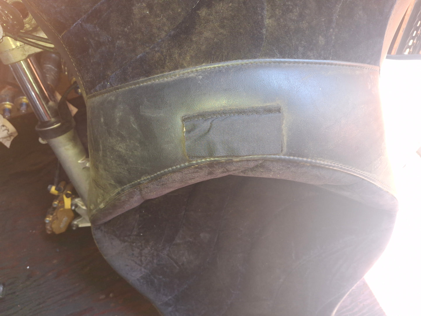 Honda Goldwing Dual Seat With Backrest GL Velour Hartco International Saddle