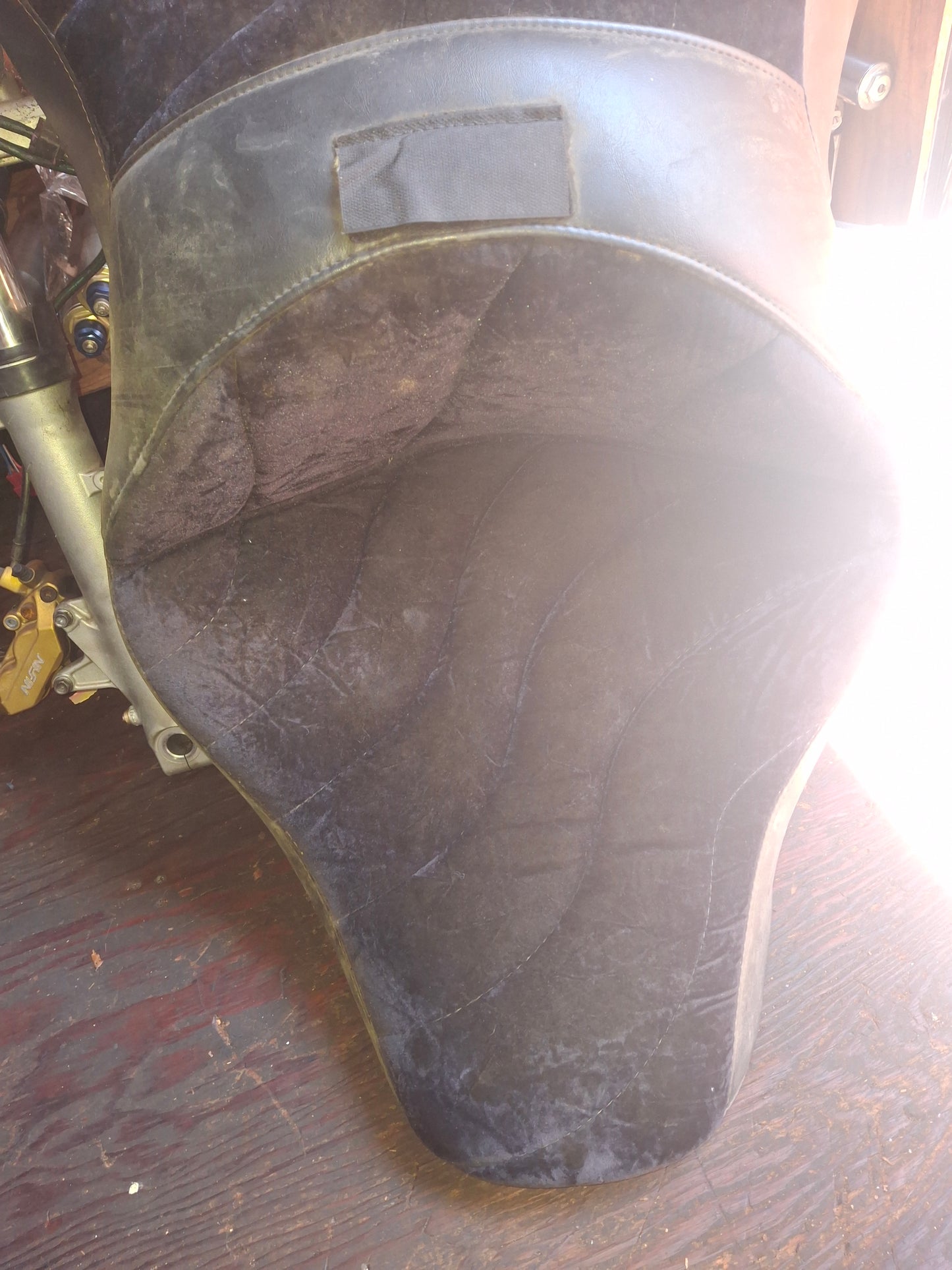 Honda Goldwing Dual Seat With Backrest GL Velour Hartco International Saddle