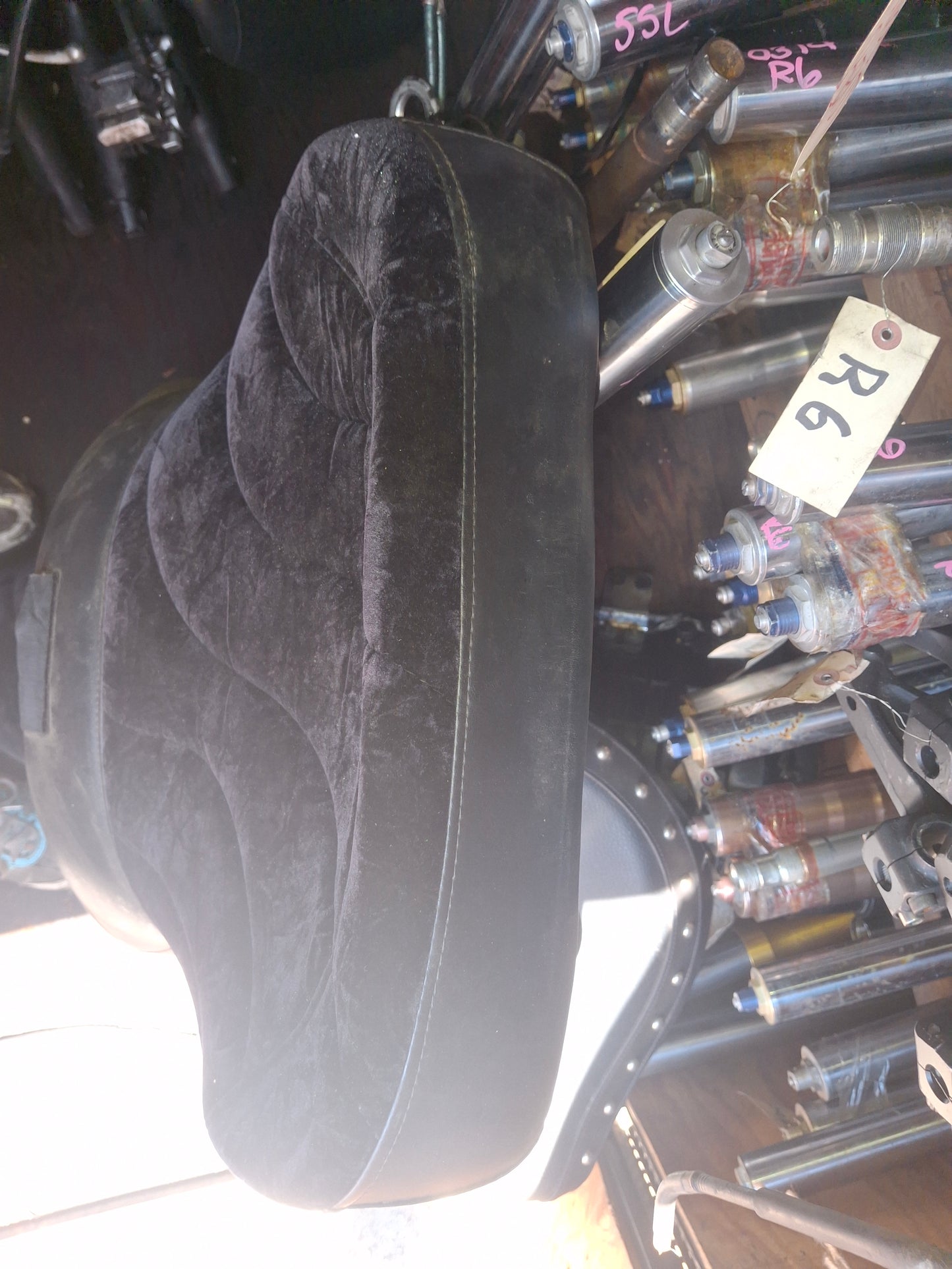 Honda Goldwing Dual Seat With Backrest GL Velour Hartco International Saddle