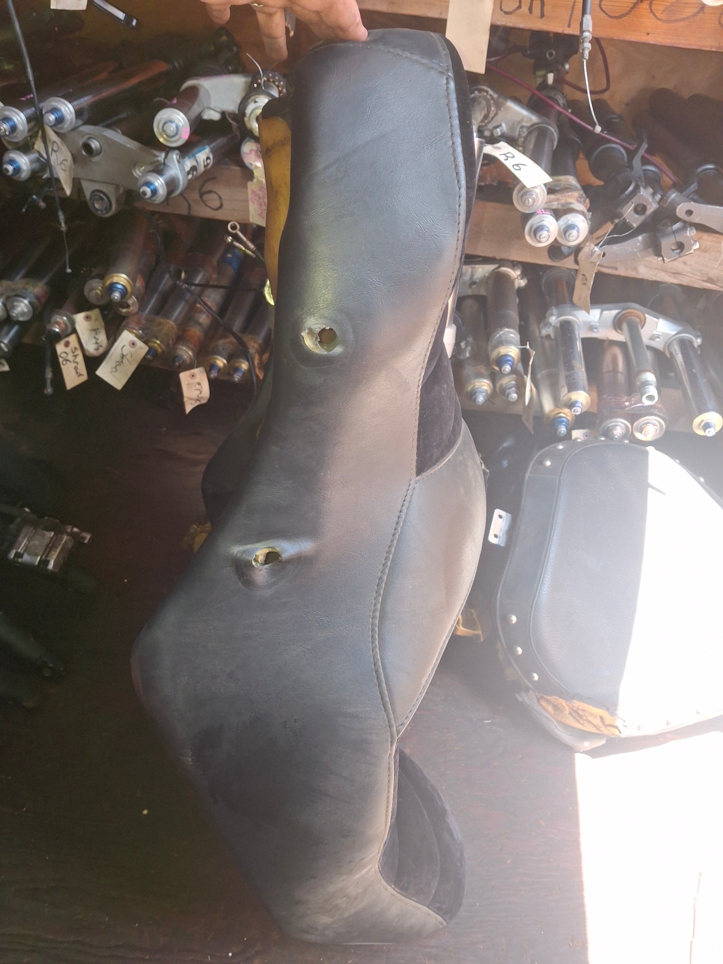 Honda Goldwing Dual Seat With Backrest GL Velour Hartco International Saddle