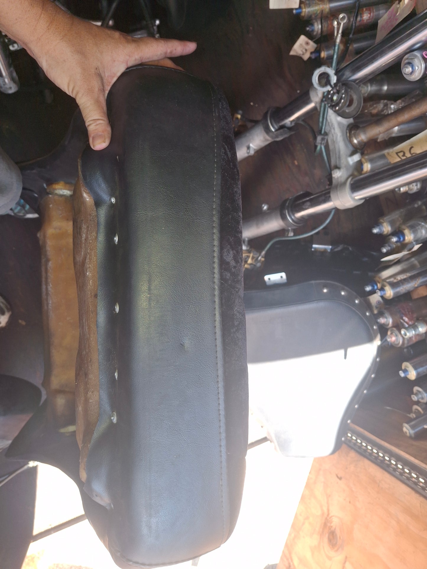 Honda Goldwing Dual Seat With Backrest GL Velour Hartco International Saddle