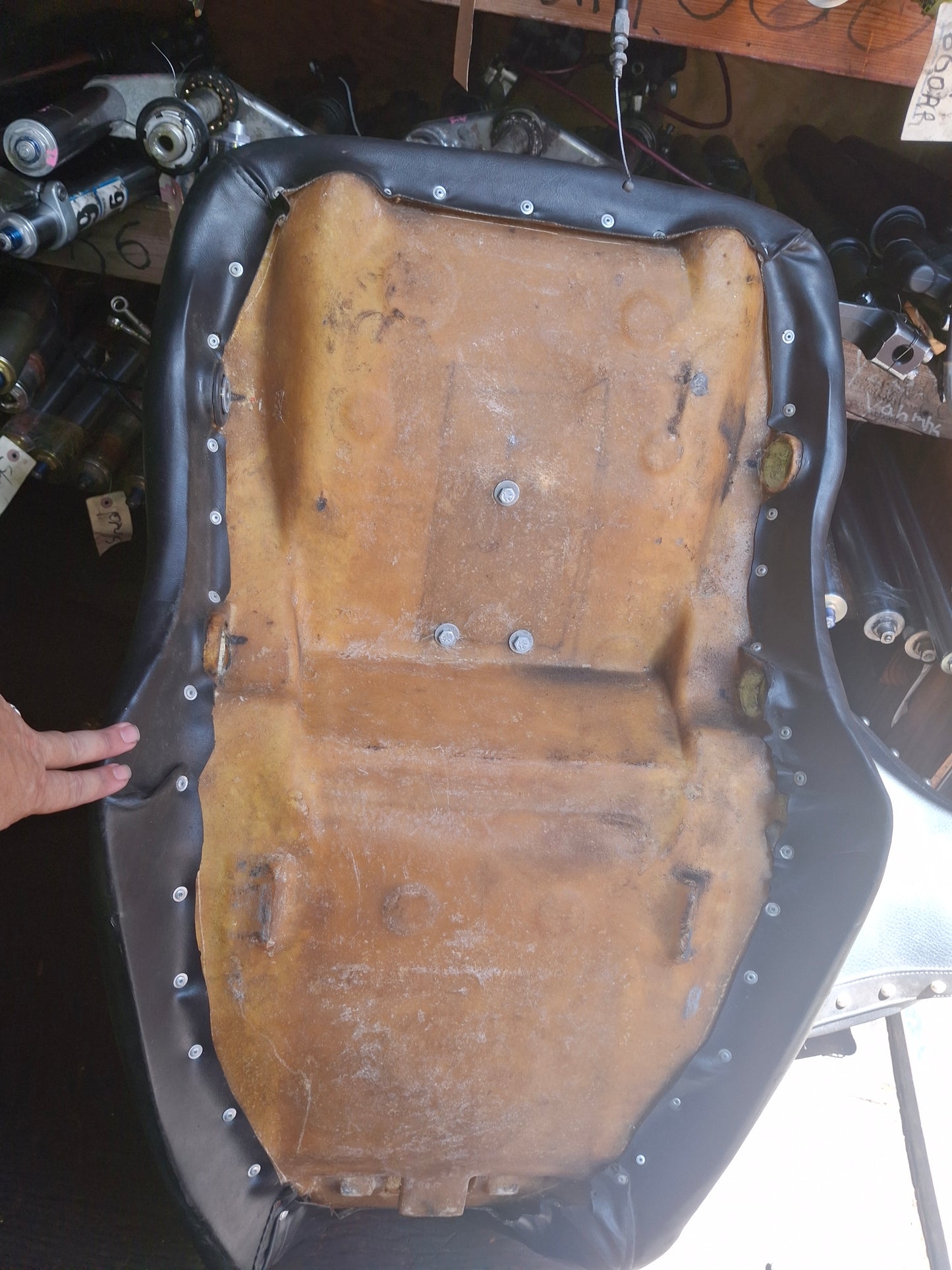 Honda Goldwing Dual Seat With Backrest GL Velour Hartco International Saddle