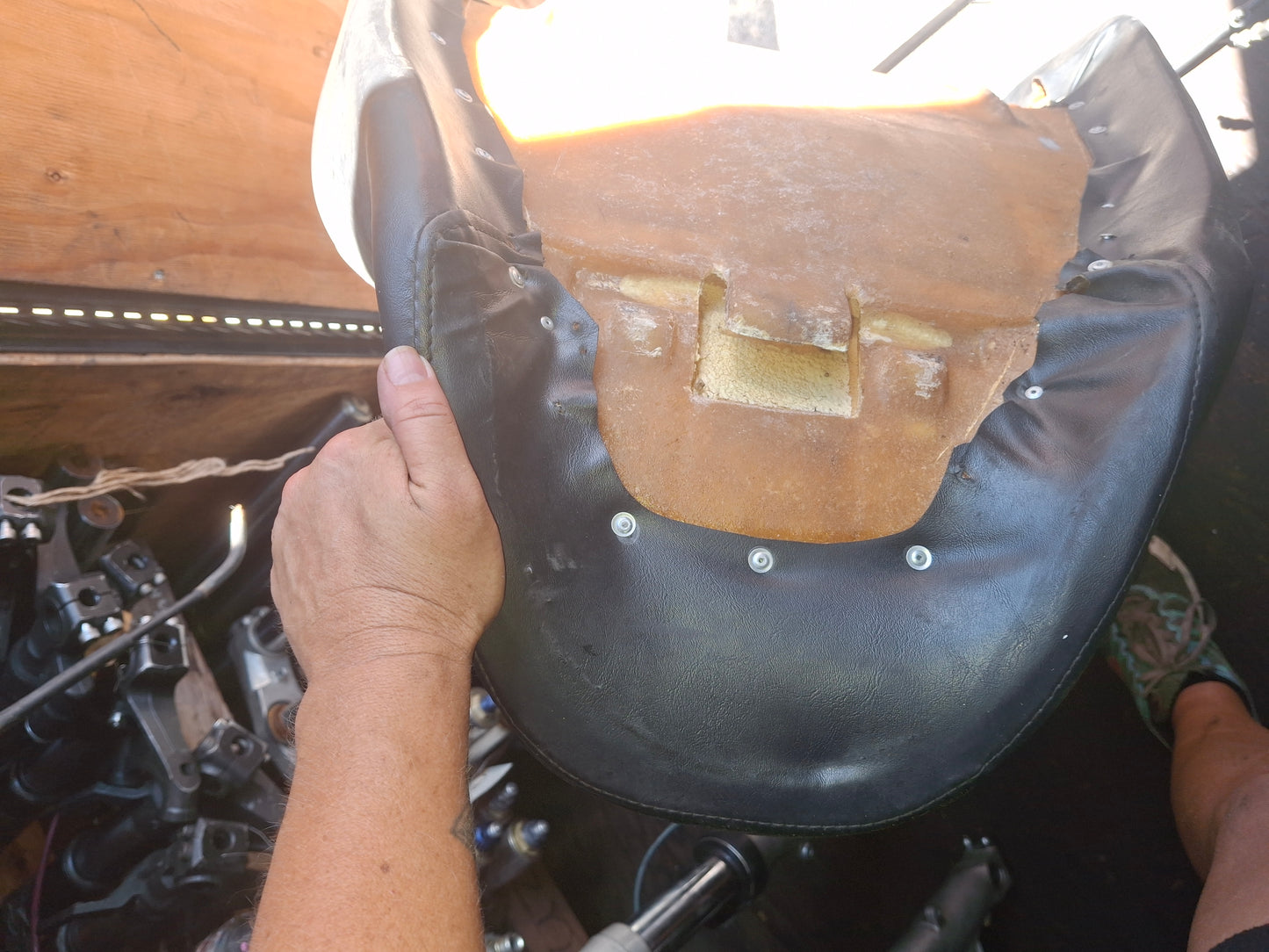 Honda Goldwing Dual Seat With Backrest GL Velour Hartco International Saddle