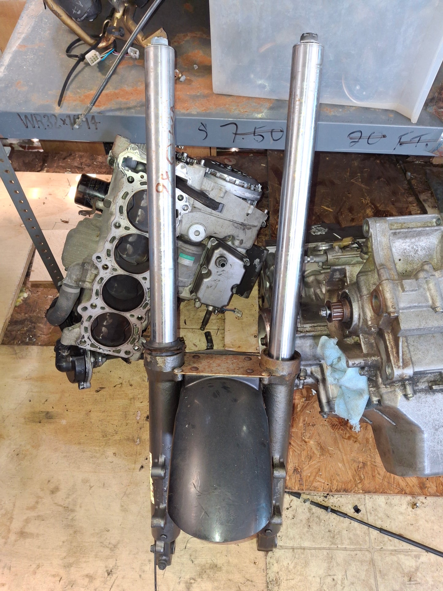 89-97 Suzuki Katana 600 750 Front Forks Front End Suspension GSX750 GSX600