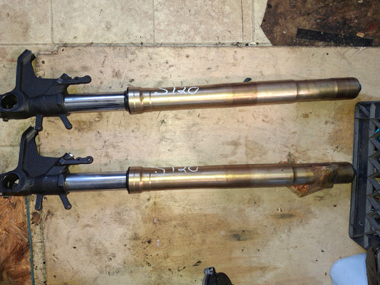 06 07 Suzuki GSXR 600 750 Front Forks Shocks Suspension GSXR600 GSXR750 S3751