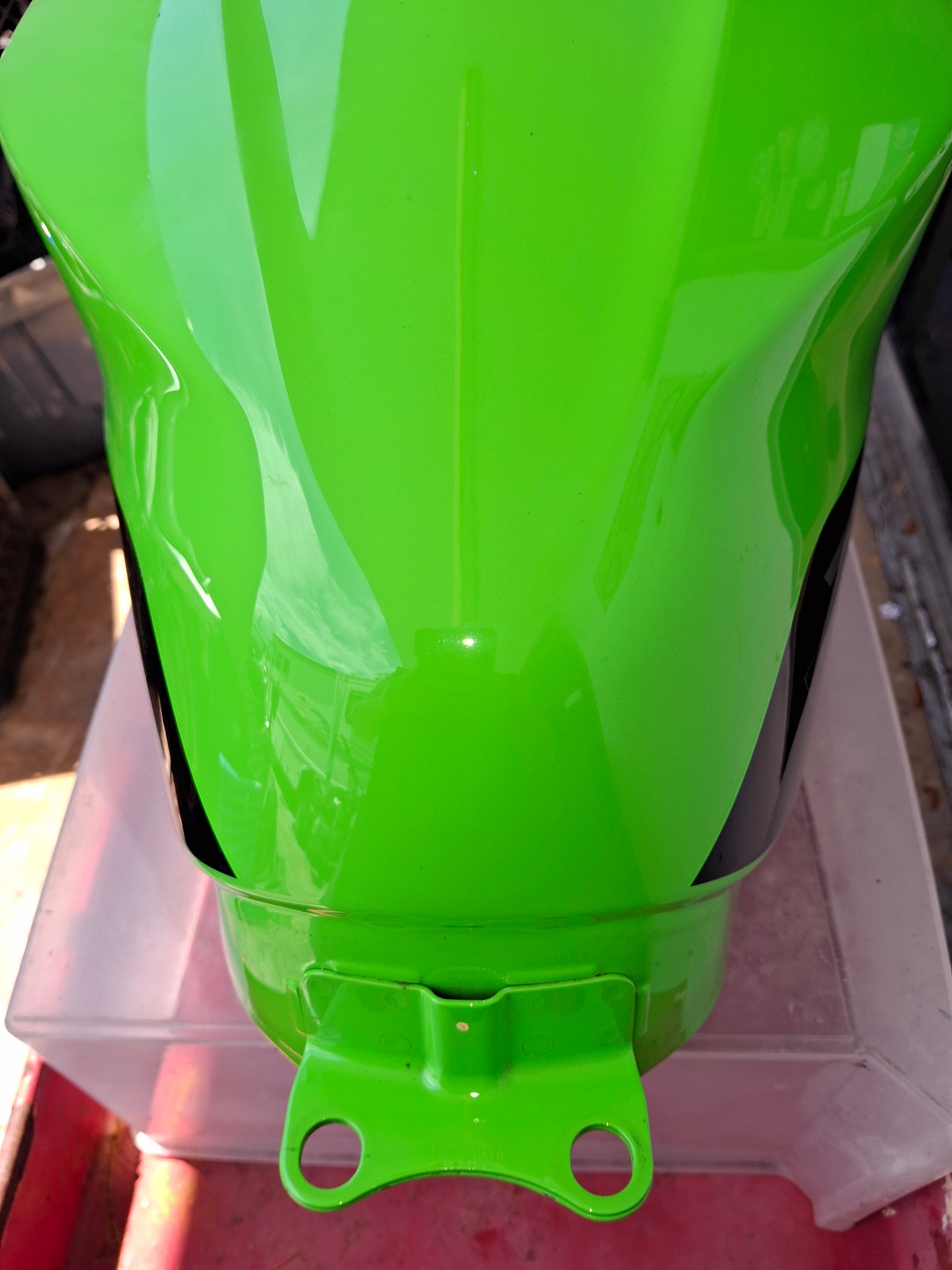 18-23 Kawasaki Ninja 400 EX400 Gas Tank Fuel Petrol Dealer Take Off Beautiful