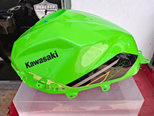 18-23 Kawasaki Ninja 400 EX400 Gas Tank Fuel Petrol Dealer Take Off Beautiful