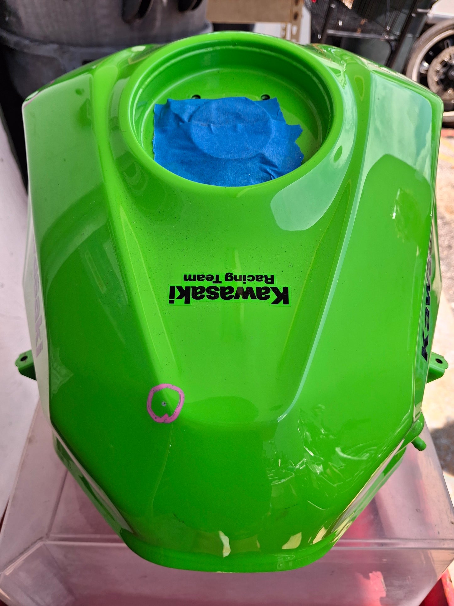 18-23 Kawasaki Ninja 400 EX400 Gas Tank Fuel Petrol Dealer Take Off Beautiful