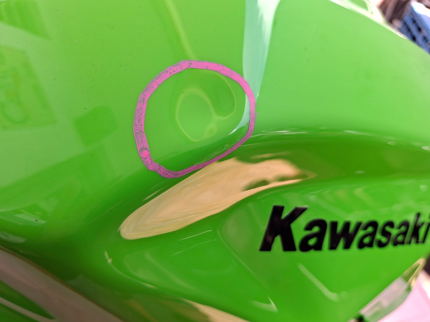 18-23 Kawasaki Ninja 400 EX400 Gas Tank Fuel Petrol Dealer Take Off Beautiful