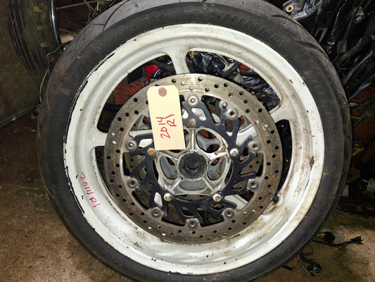09-14 Yamaha R1 Front Rim Wheel Rotors Rotor YZF 1000