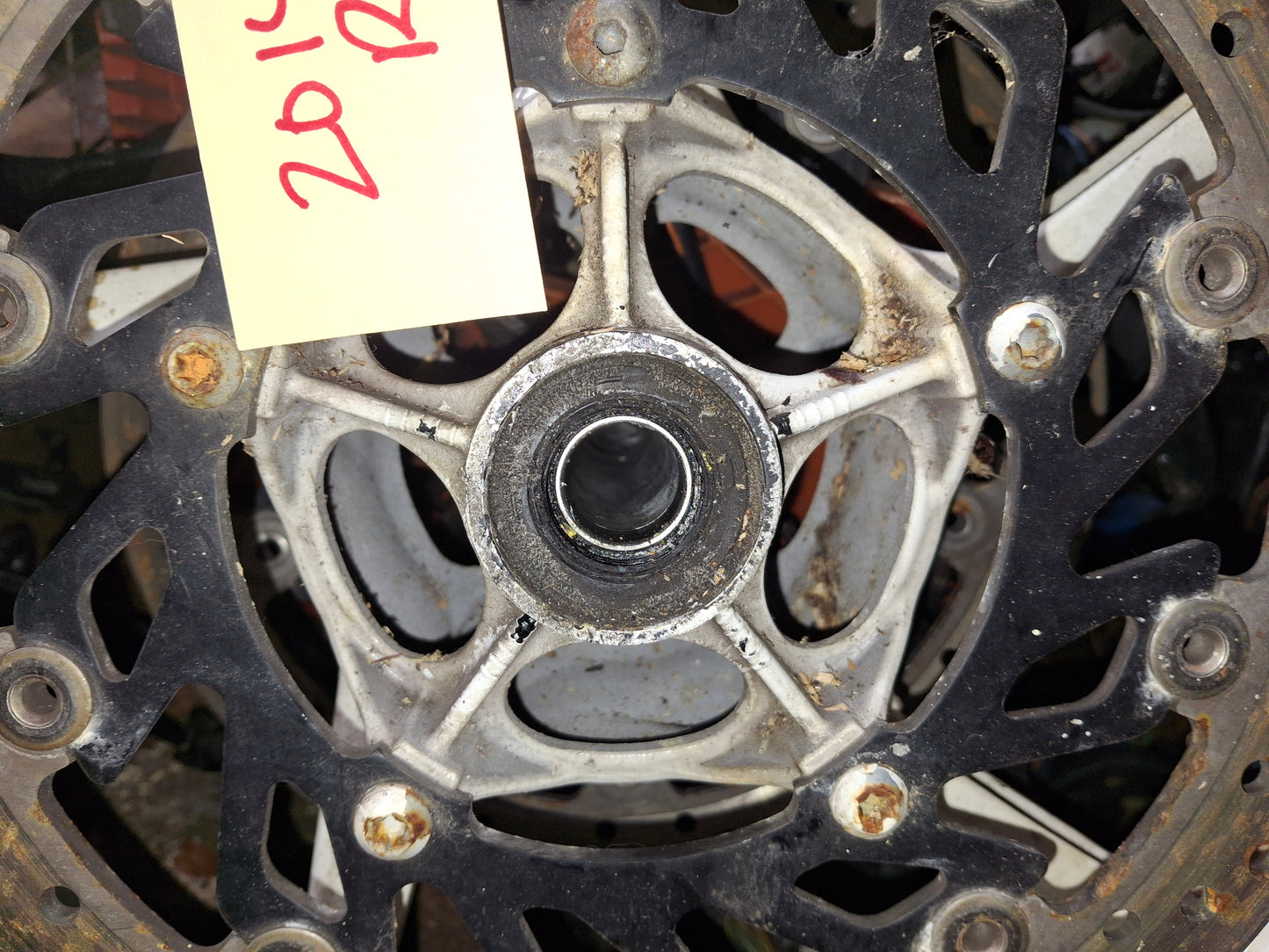 09-14 Yamaha R1 Front Rim Wheel Rotors Rotor YZF 1000