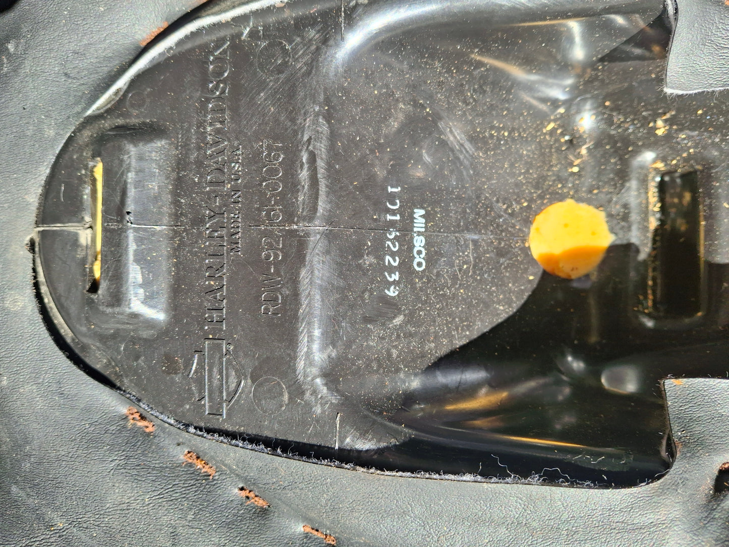 03 Harley Davidson V-Rod Seat VRod Rear Seat Back Pad Pillion VRSC OEM - Free Shipping