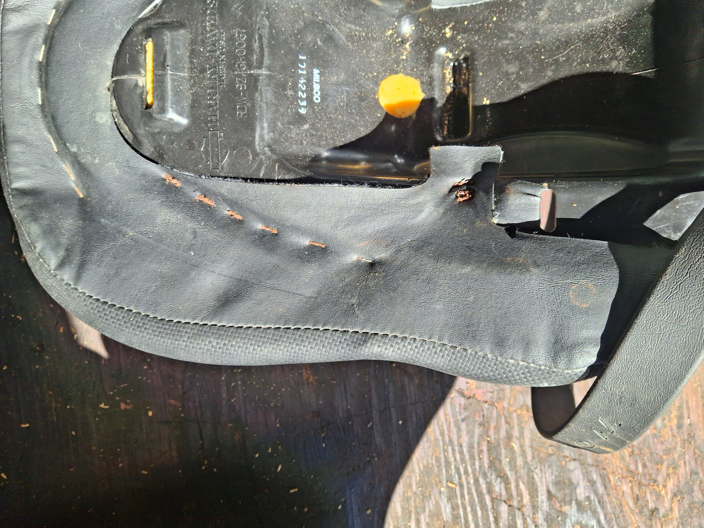 03 Harley Davidson V-Rod Seat VRod Rear Seat Back Pad Pillion VRSC OEM - Free Shipping