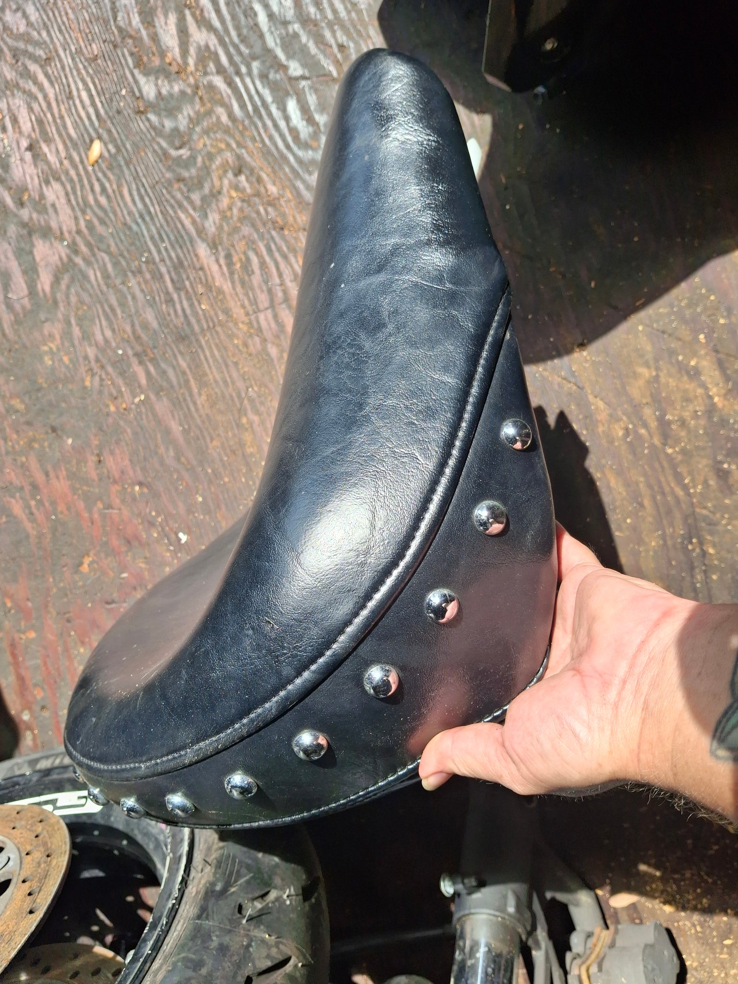 Yamaha V-Star 650 Front & Rear Seat Seats Sissy bar back Rest VStar XVS650 XVS