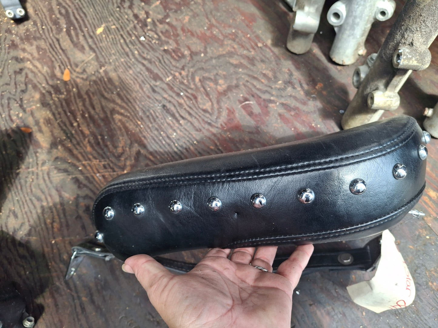 Yamaha V-Star 650 Front & Rear Seat Seats Sissy bar back Rest VStar XVS650 XVS