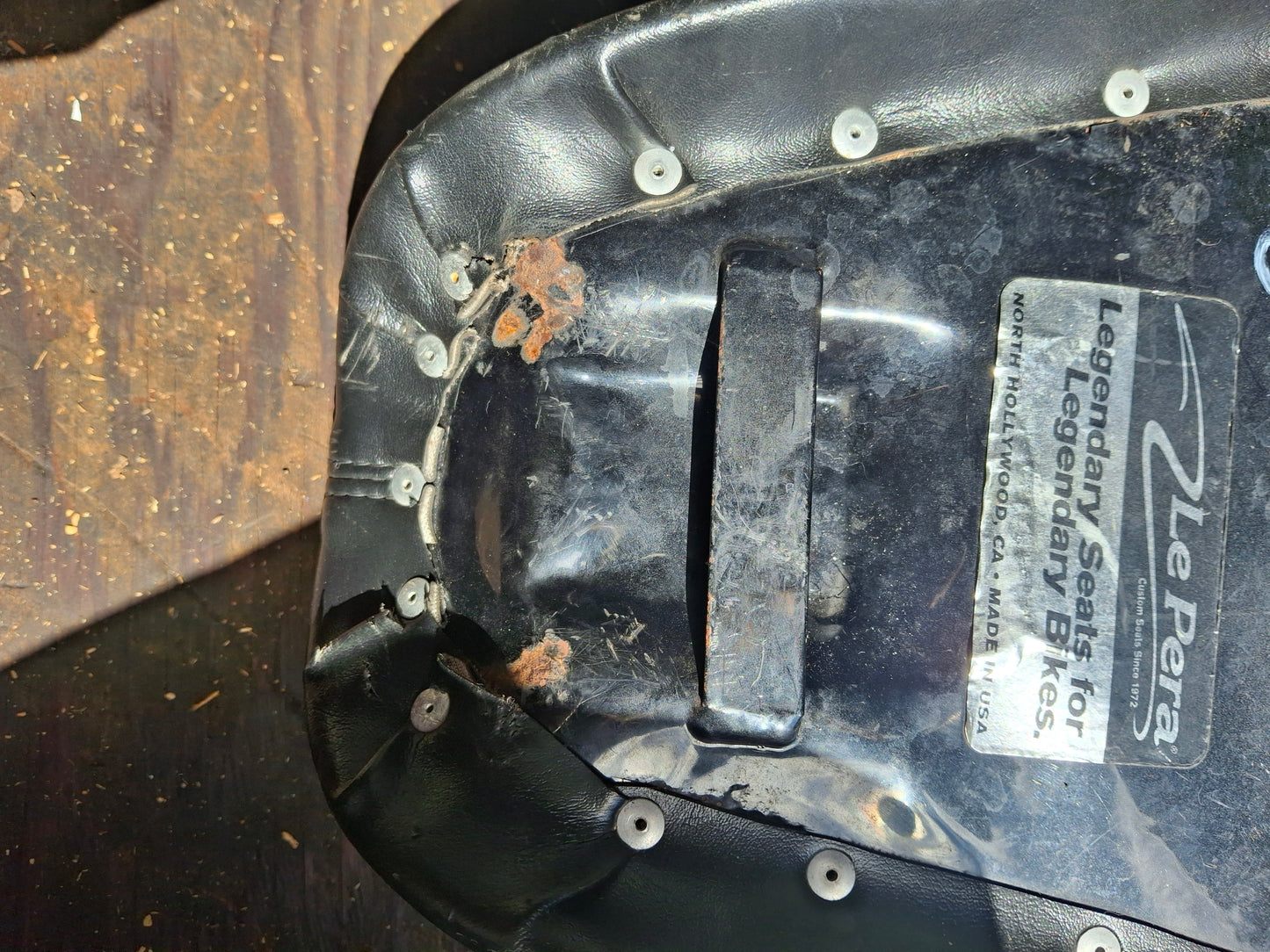 Le Pera Harley Davidson Sportster Front Seat Driver Rider Pad Pillion XL883 1200