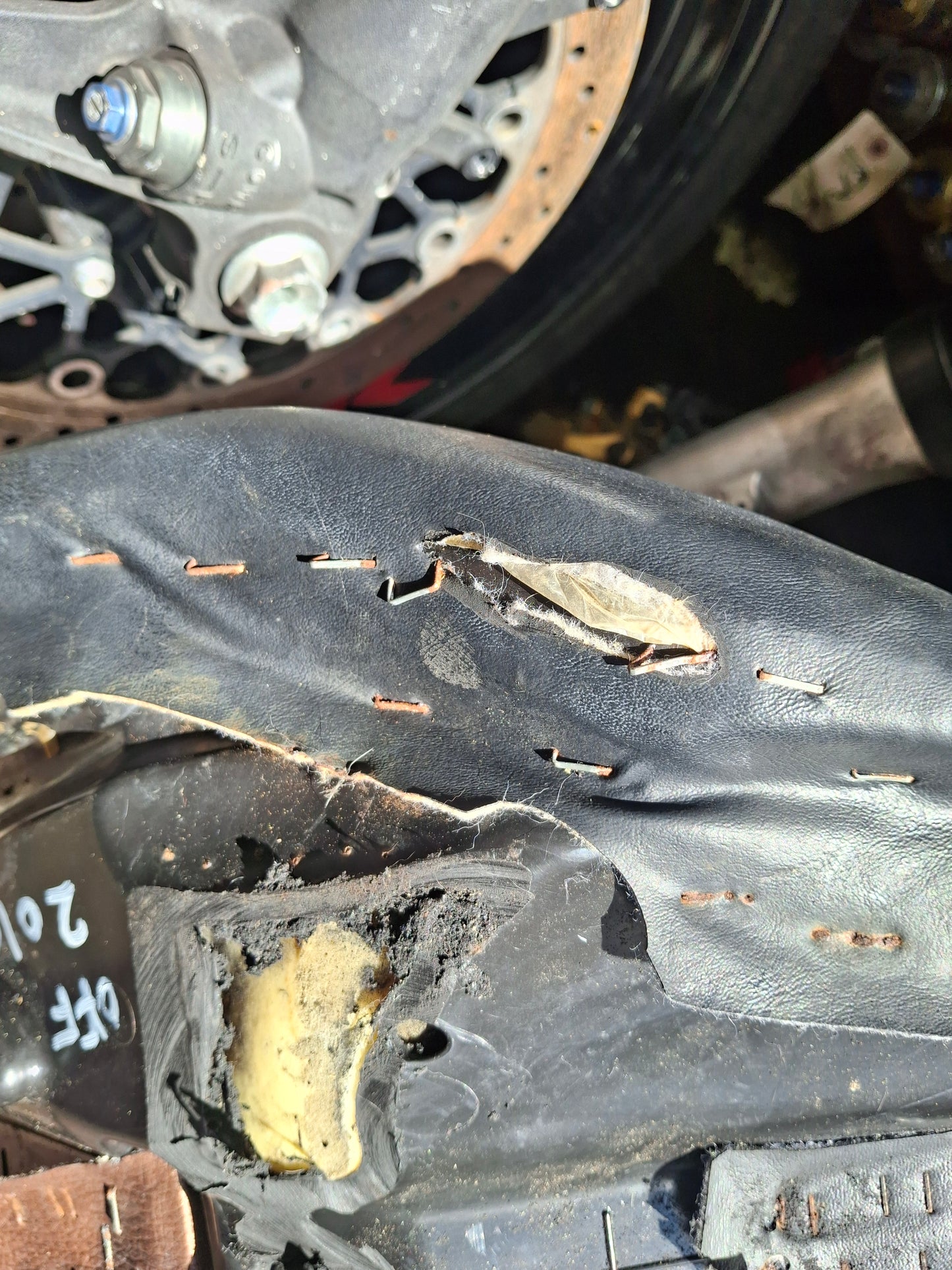 Harley Davidson Dyna Low Rider Seat OEM 105th Anniversary Front Rear Pad Pillion