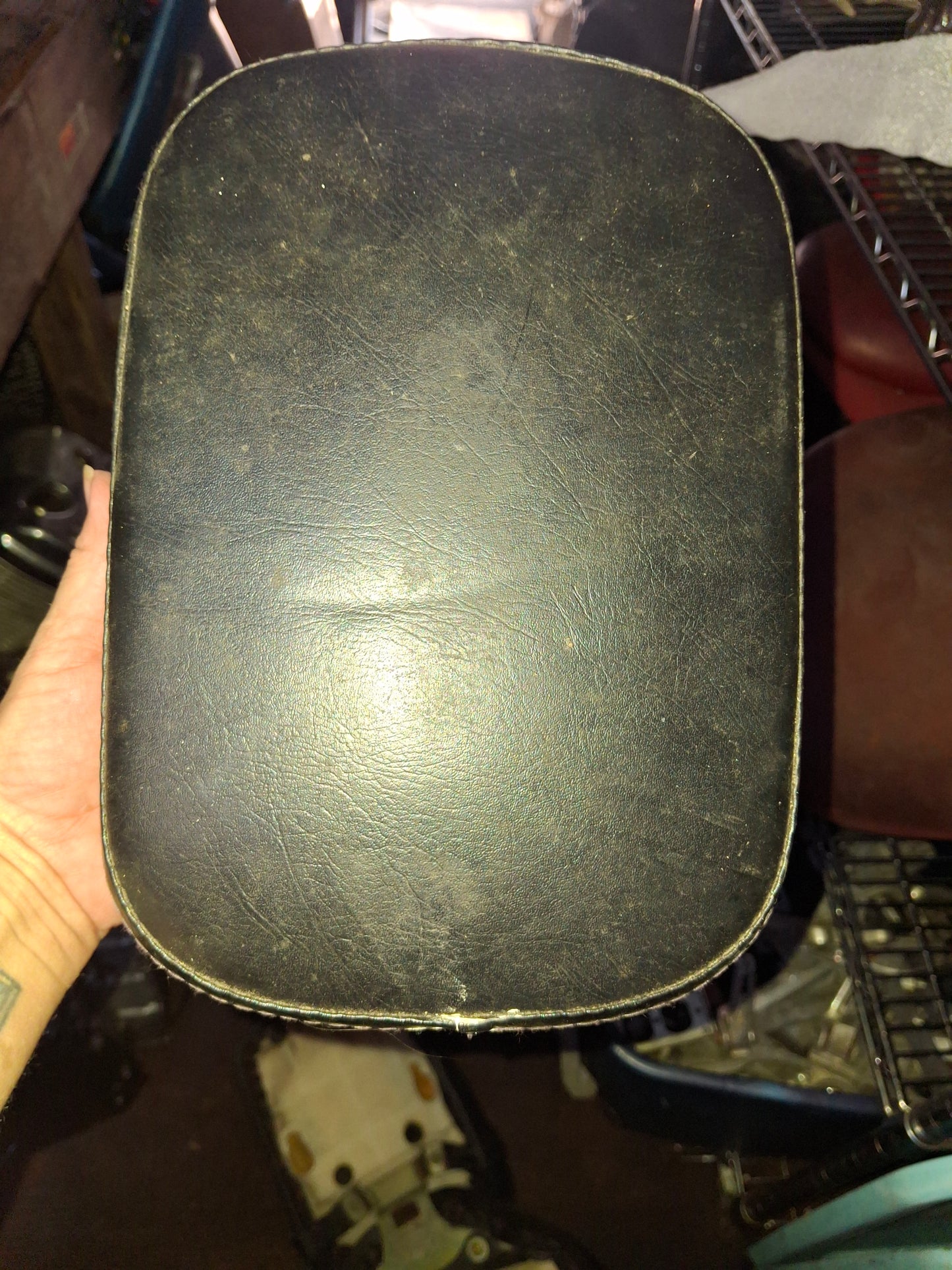 Motorcycle Stick On Suction Rear Seat Pad Pillion Honda Yamaha Kawasaki Harley Suzuki