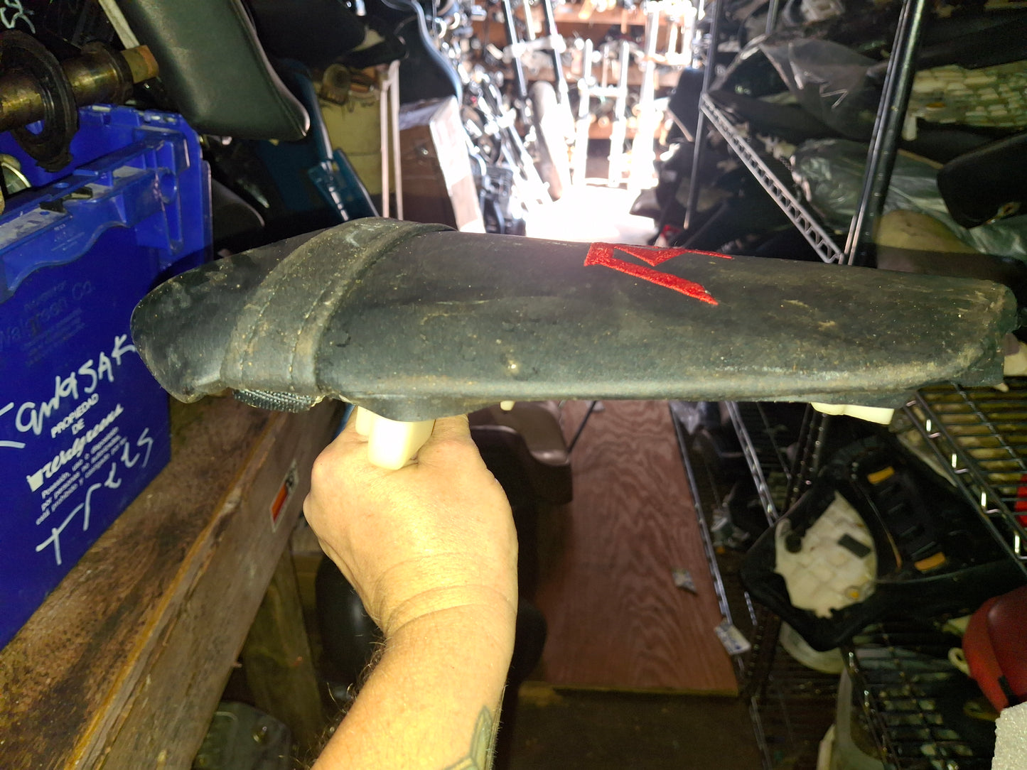 04-06 Yamaha R1 Rear Seat Passenger Pad OEM Y5VY