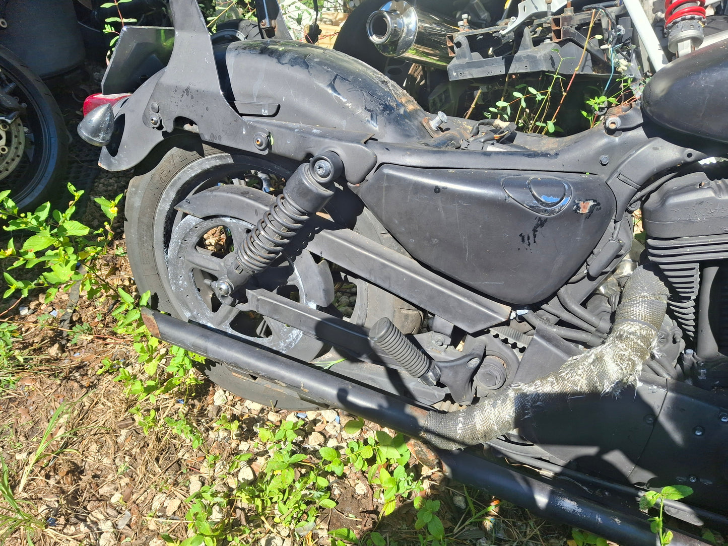 2011 Harley Davidson Sportster Super Low 883 Wheels Front Rim Rear Rim Rotor Rotors XL883L