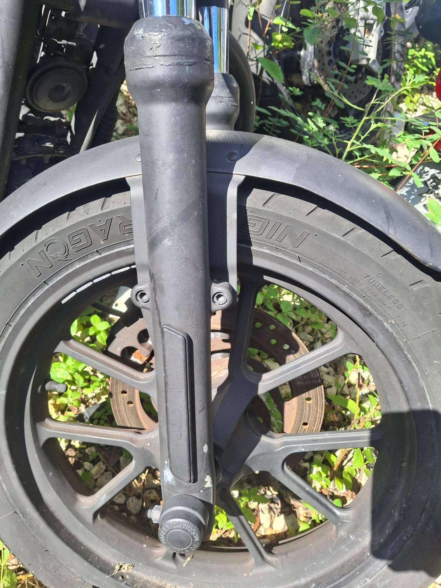 2011 Harley Davidson Sportster Super Low 883 Wheels Front Rim Rear Rim Rotor Rotors XL883L