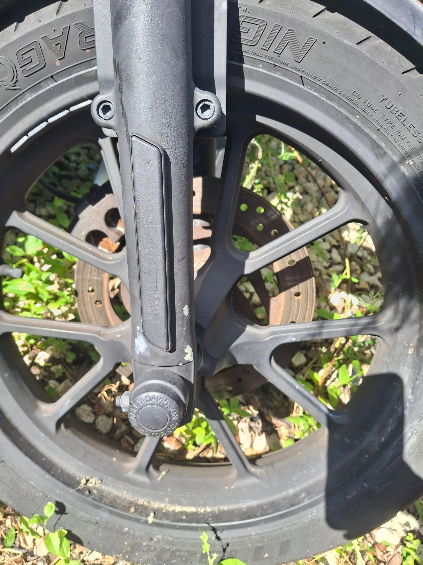 2011 Harley Davidson Sportster Super Low 883 Wheels Front Rim Rear Rim Rotor Rotors XL883L