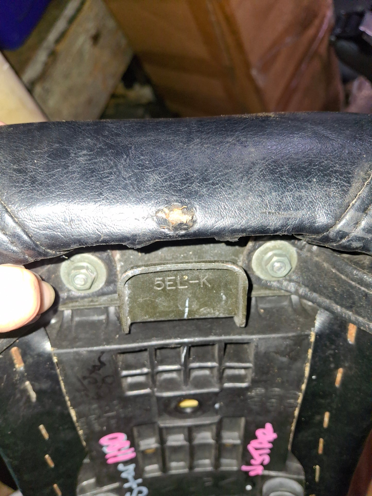 Yamaha V-Star 1100 Rear Seat Back Passenger Pad Pillion Vstar XVS1100 XVS Custom